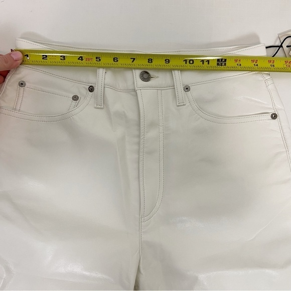 FLAW AGOLDE Recycled Leather 90's Pinch Waist in Lace Size 28 - Picture 12 of 14